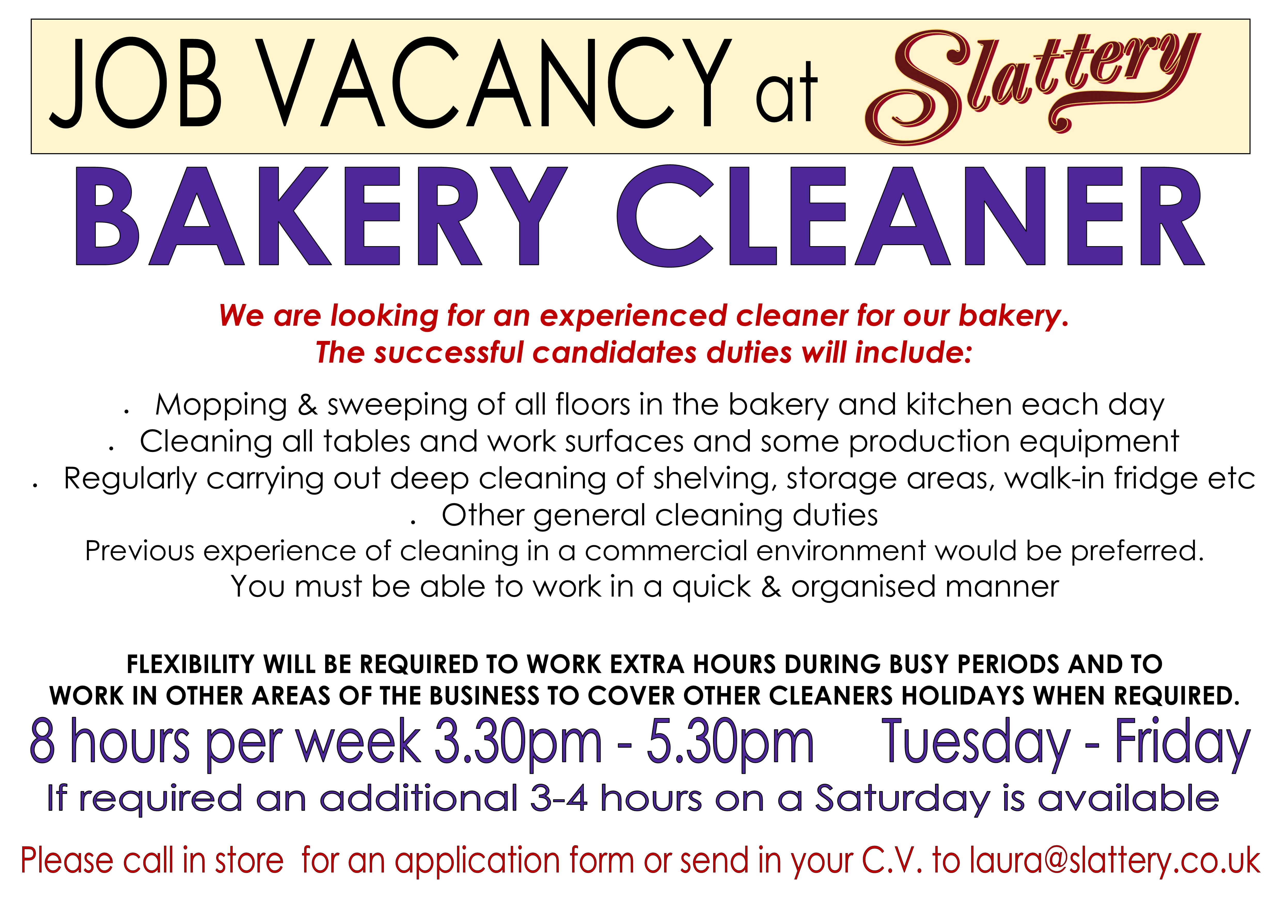 The Cake Lounge - Current job vacancies and job openings
