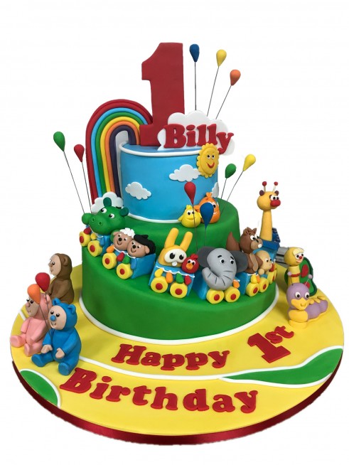 Baby TV themed cake - Decorated Cake by Fondantfantasy - CakesDecor