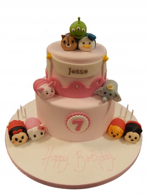 Disney Tsum Tsum Tiered Cake