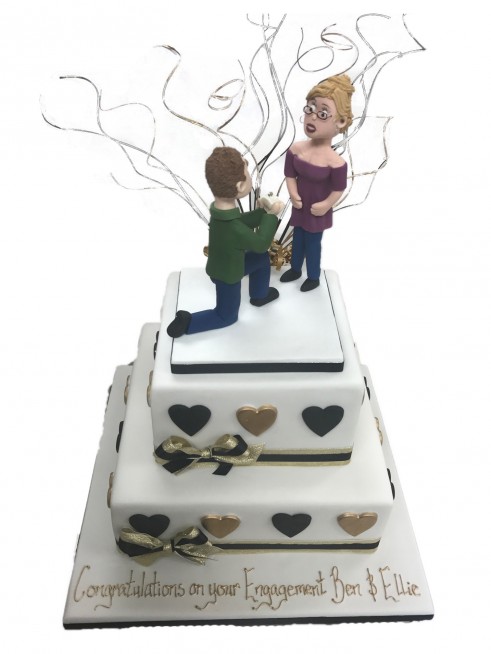 GC Couture's Piece of Cake Proposal | Bridal Musings Wedding Blog