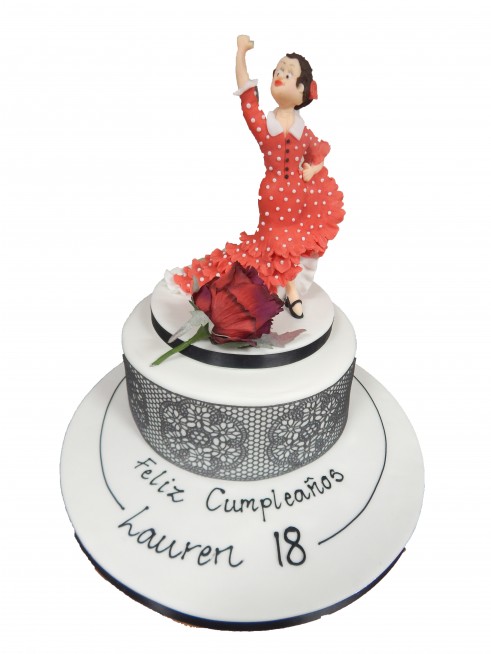 TC0258 Happy Birthday Girl Dance Party Wedding Birthday Acrylic Cake Topper  Cupcake Toppers Decor Set 11