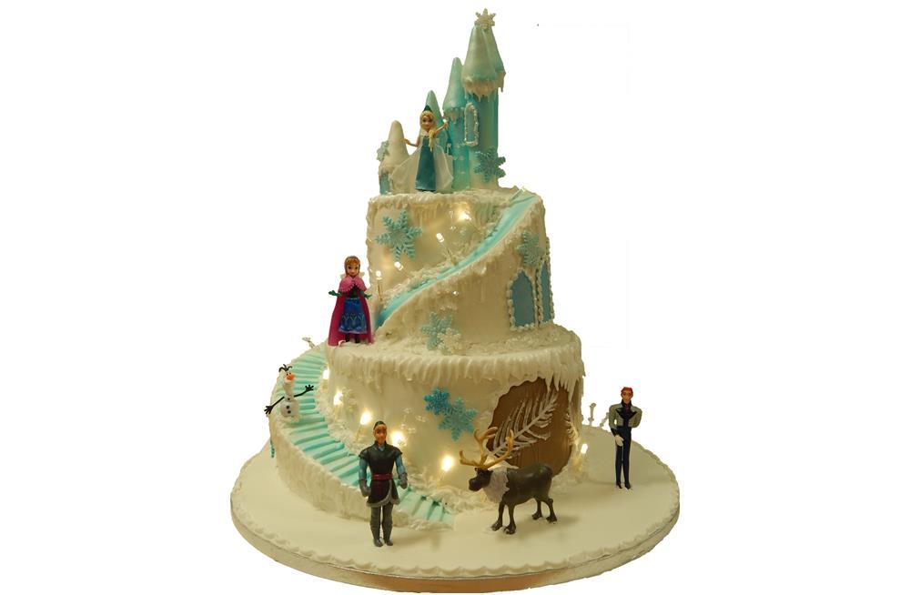 Frozen Castle Cake - CakeCentral.com