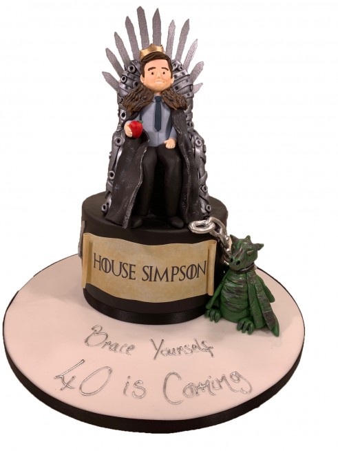 Game of Thrones cake - Picture of Cupcake Heart Cafe, Larkfield -  Tripadvisor