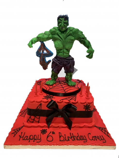 Zyozi 10 pcs Cup Cake Toppers for Hulk Theme Party Cake Decorations