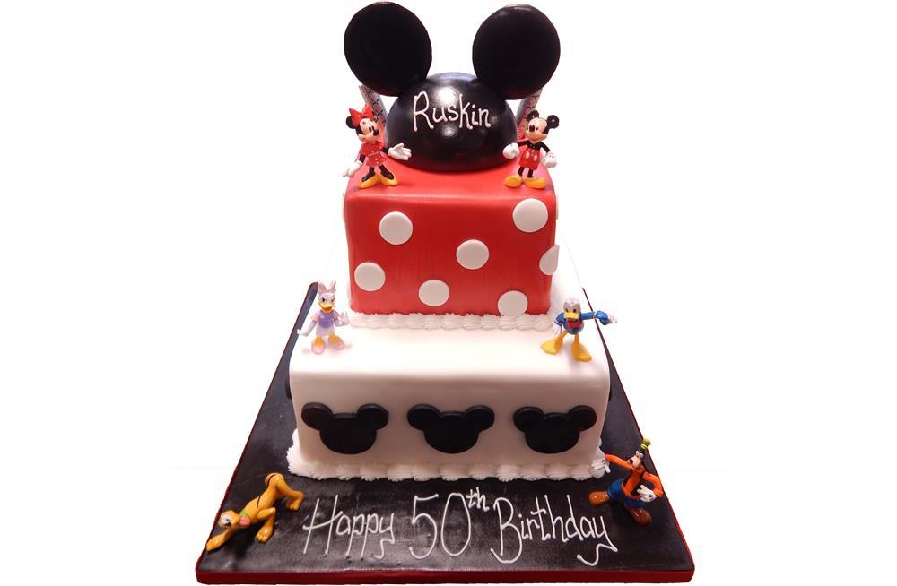Baby Mickey Mouse Tier Cake & Cupcakes at $168.00 per Cake | Kake  Patisseries | expired menu