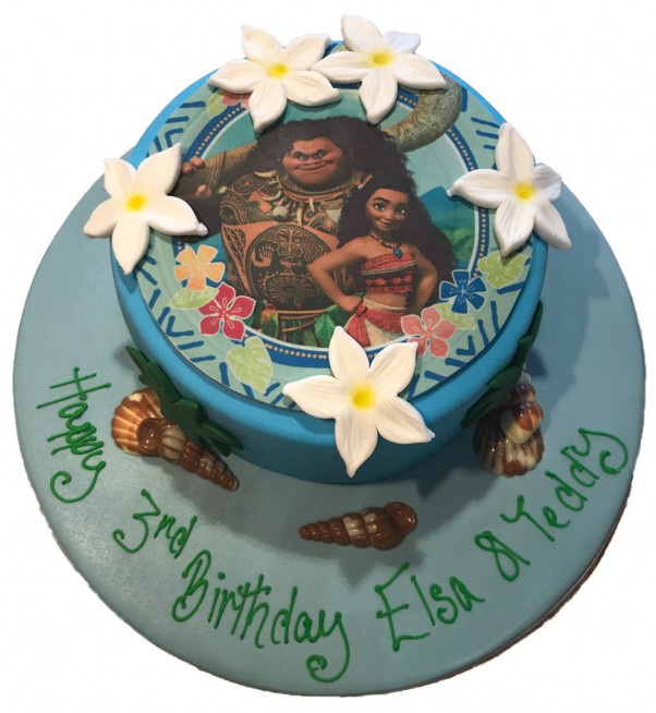 Moana Scan Cake