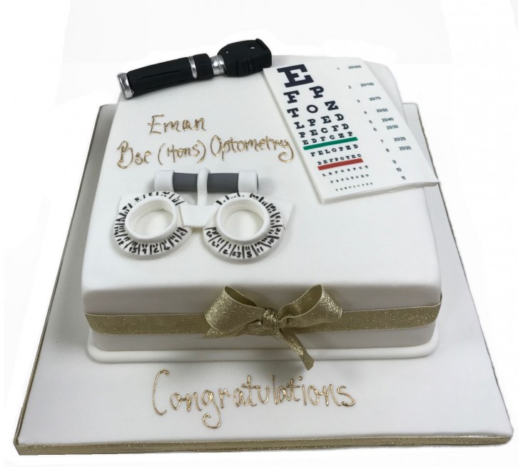 Baked by Bryn: Ophthalmology Cake 2013