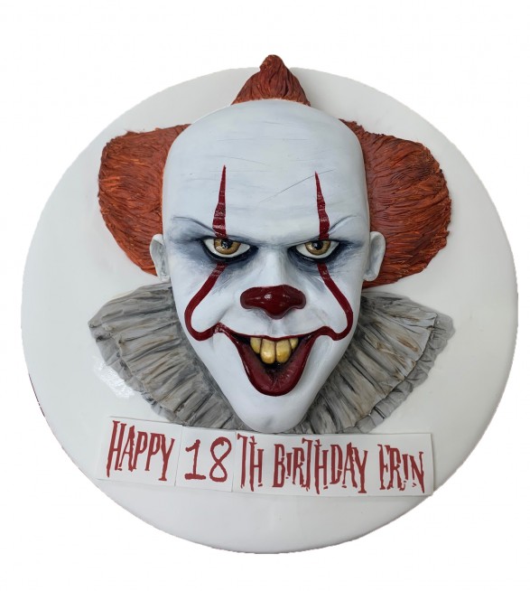 Pennywise Cake Design Images (Pennywise Birthday Cake Ideas) | Birthday cake,  Cake, Disney cakes