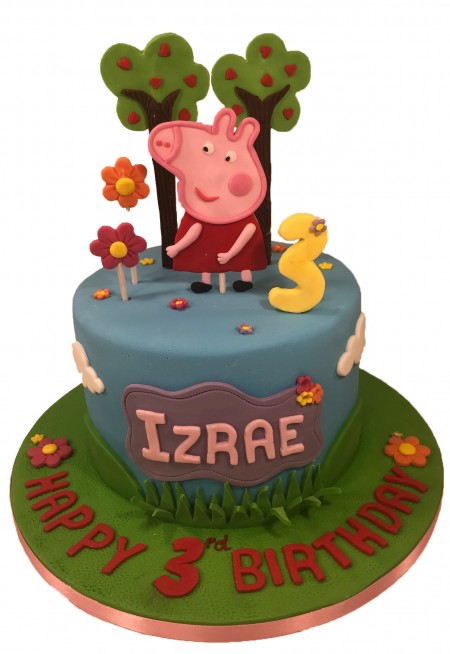 Peppa Pig Scene Cake