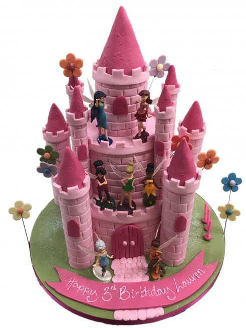 Castle Cake - Best Birthday Cake Recipe - Princess Party Ideas