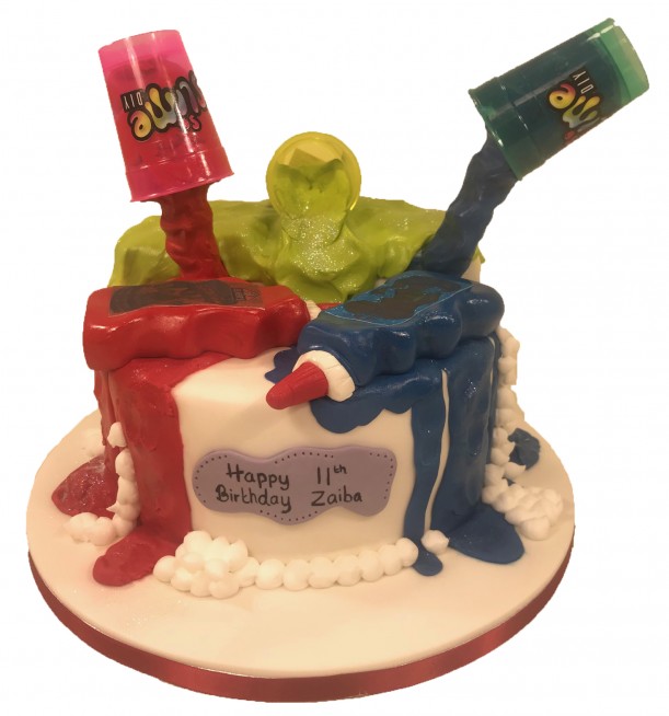 Slime Cake - Decorated Cake by 3A Cakes - CakesDecor