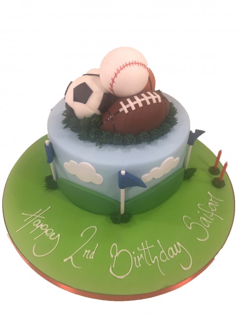 Big Dot of Happiness Go, Fight, Win Sports - Birthday Cake Decor Kit - Cake  Topper Set 11 Pc, 11 Pieces - Metro Market