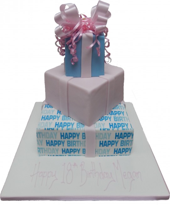 Gift Box Cake | Birthday Cake Design | 10% Off - Yummy cake
