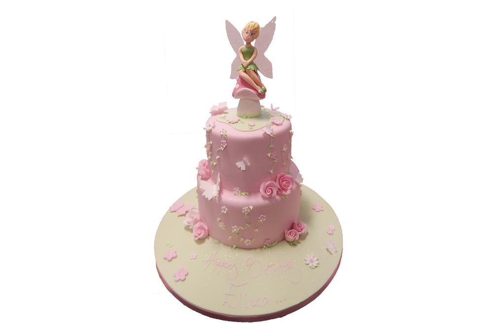 Tinkerbell Cake Design | Tinkerbell themed cake 🎂🧚‍♂️ | By  CrazyliciousFacebook
