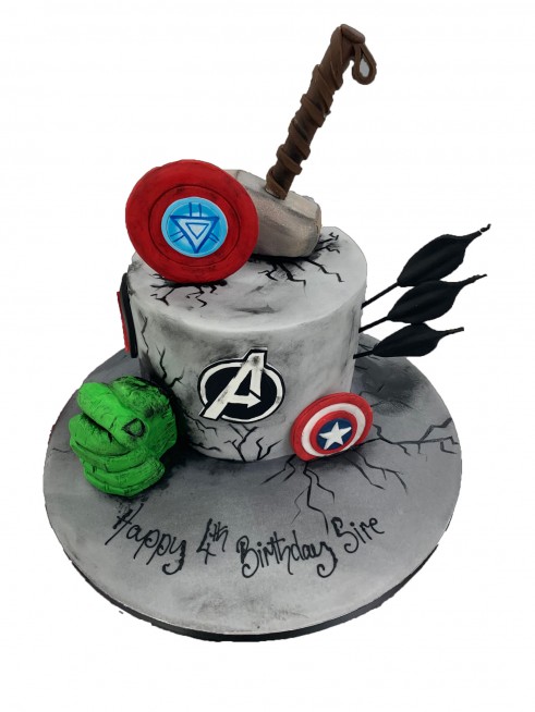 2 Tier Thor Birthday Full Party Set - Yumbles.com