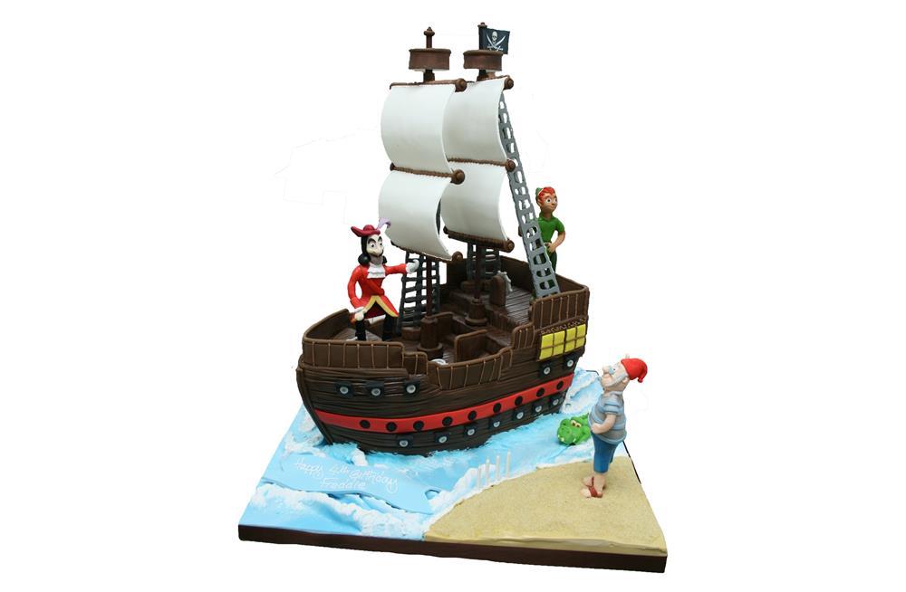Captain Hook and Peter Pan Ship
