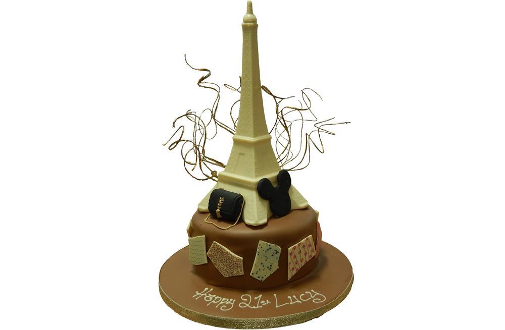 Cake Topper Eiffel Tower Statue Home Decor Figurines Alloy Craft Jewelry  Stand | eBay