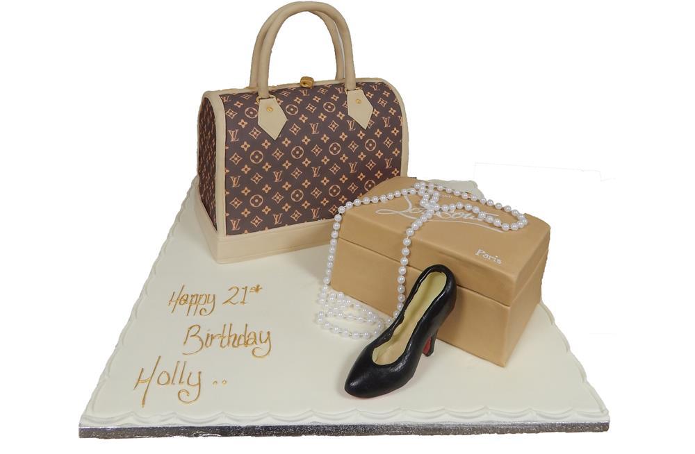 birthday cake louis vuitton bag cake