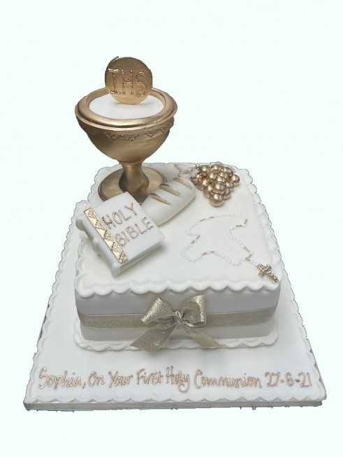 First Holy Communion Detailed Cake