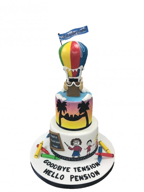 Teacher Retirement Cake - CakeCentral.com