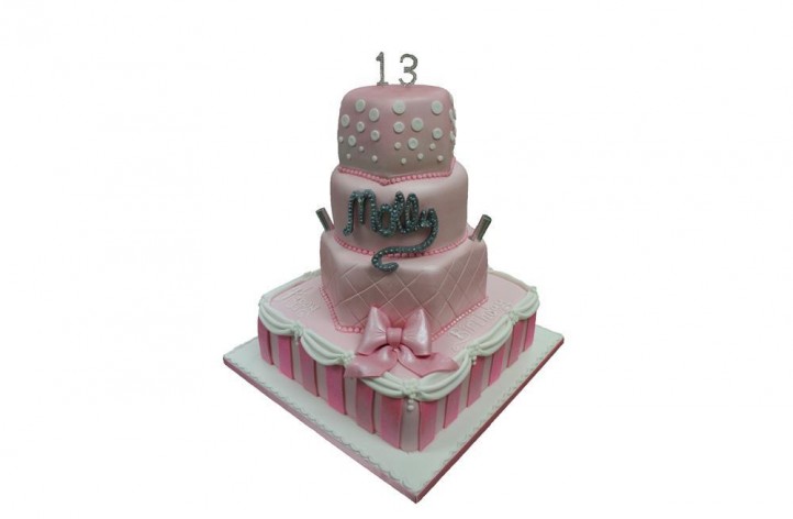 4 Tier Pretty in Pink