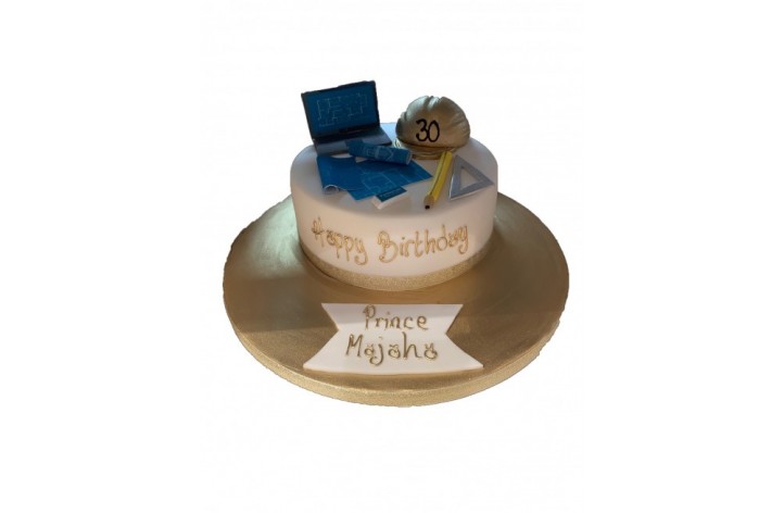 Architect Birthday Cake | Kingfisher Bakery