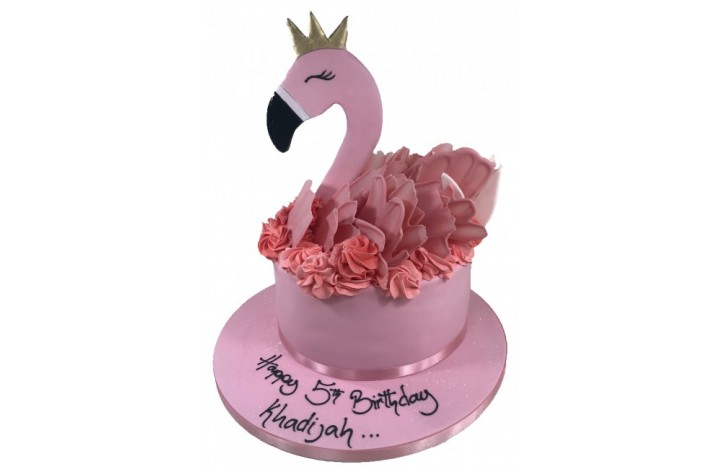 Flamingo Theme Fondant Cake Delivery in Delhi NCR - ₹2,349.00 Cake Express
