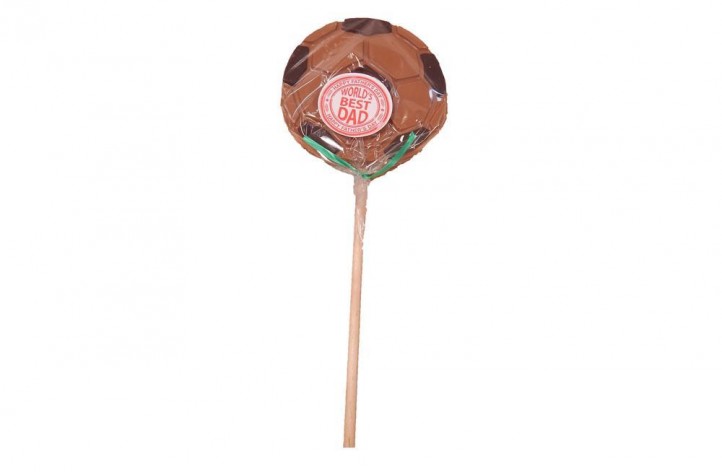 Large Chocolate Football Lolly