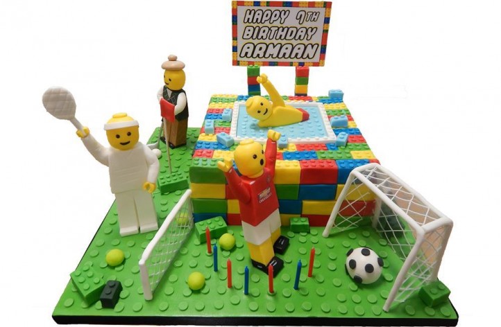 Lego Sports Cake