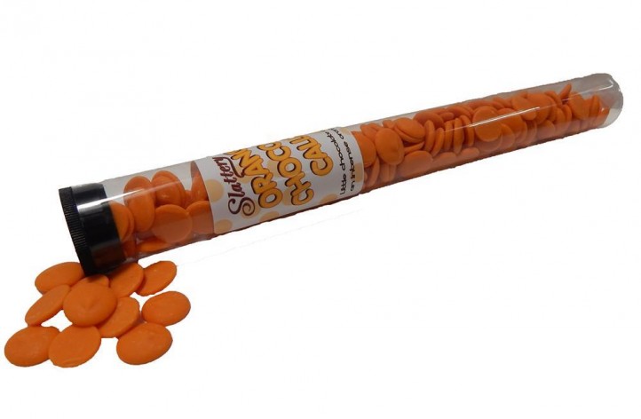 Orange Chocolate Callets Tube - CURRENTLY OUT OF STOCK