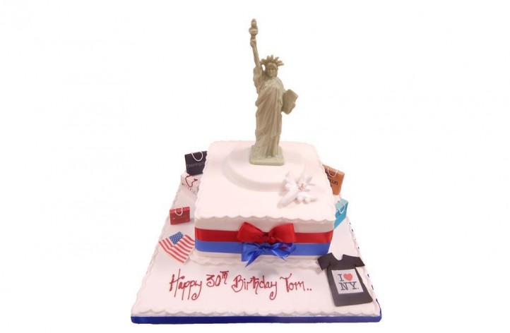 Statue of Liberty Cake