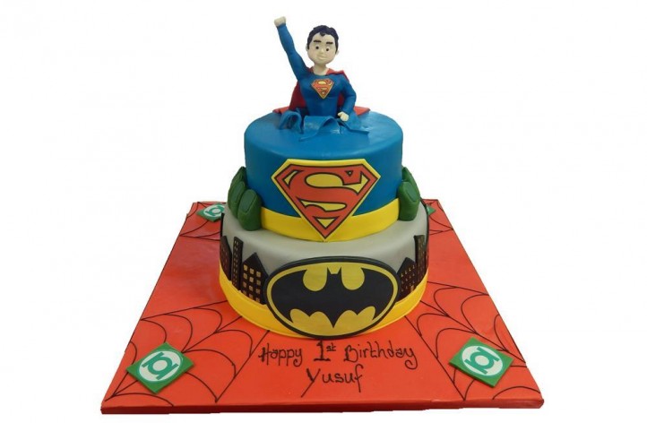 Superhero Tired Cake