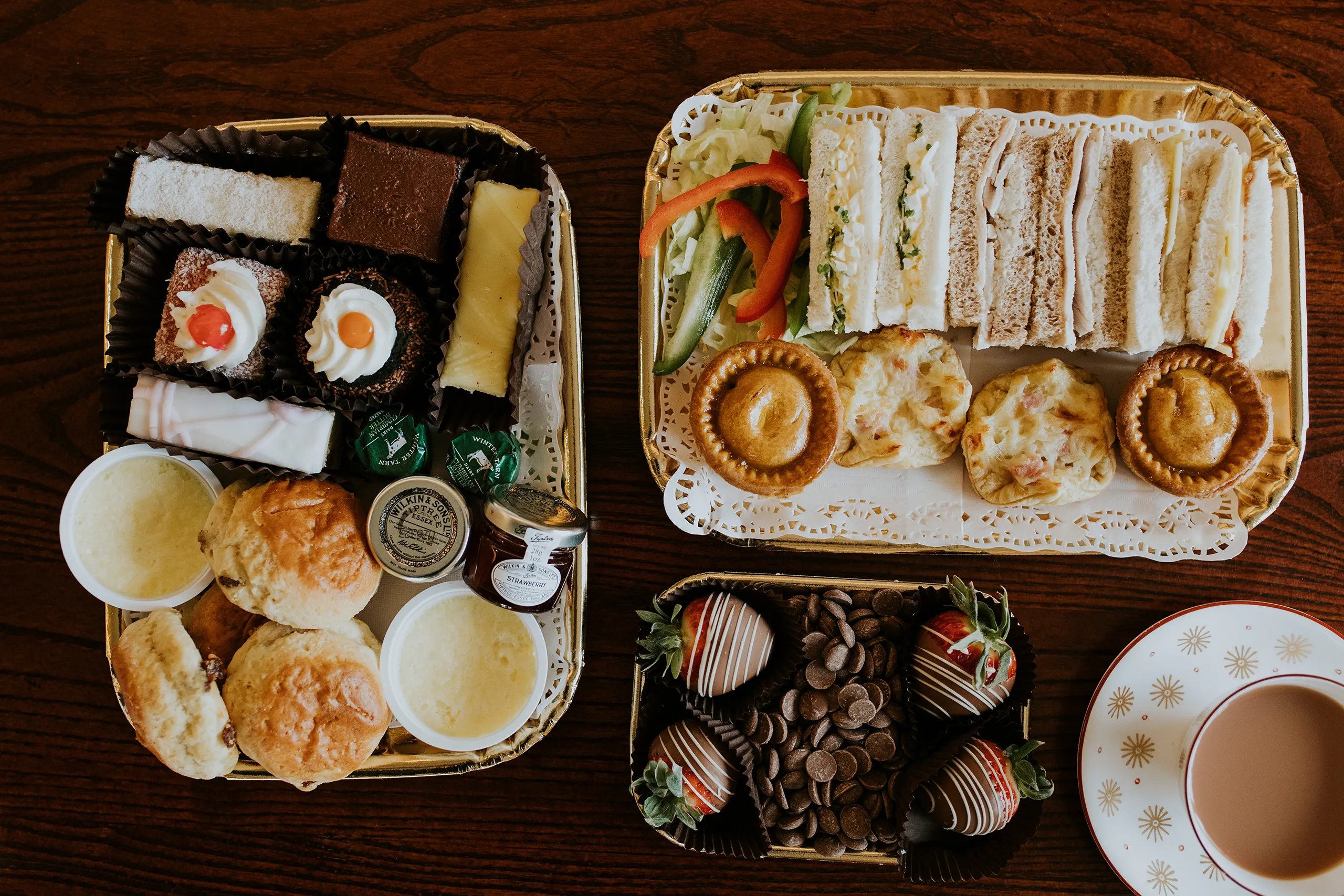 Slattery takeaway afternoon tea platter