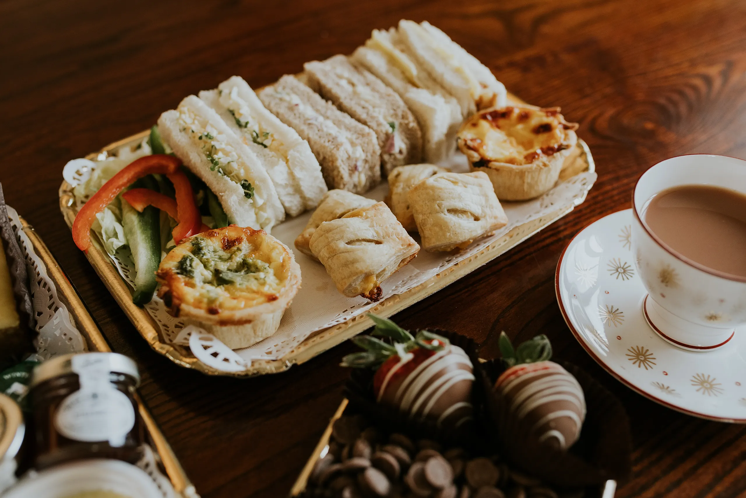 takeaway teas and platter menus