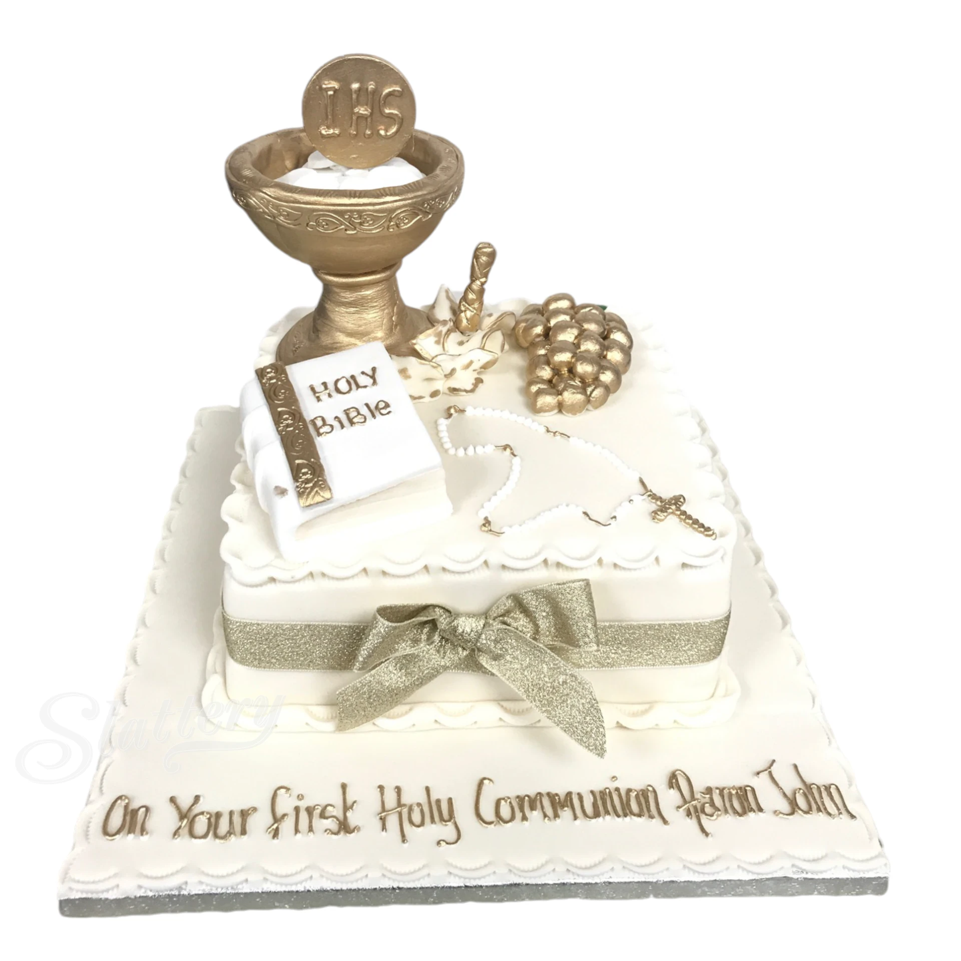 First Holy Communion Detailed cake