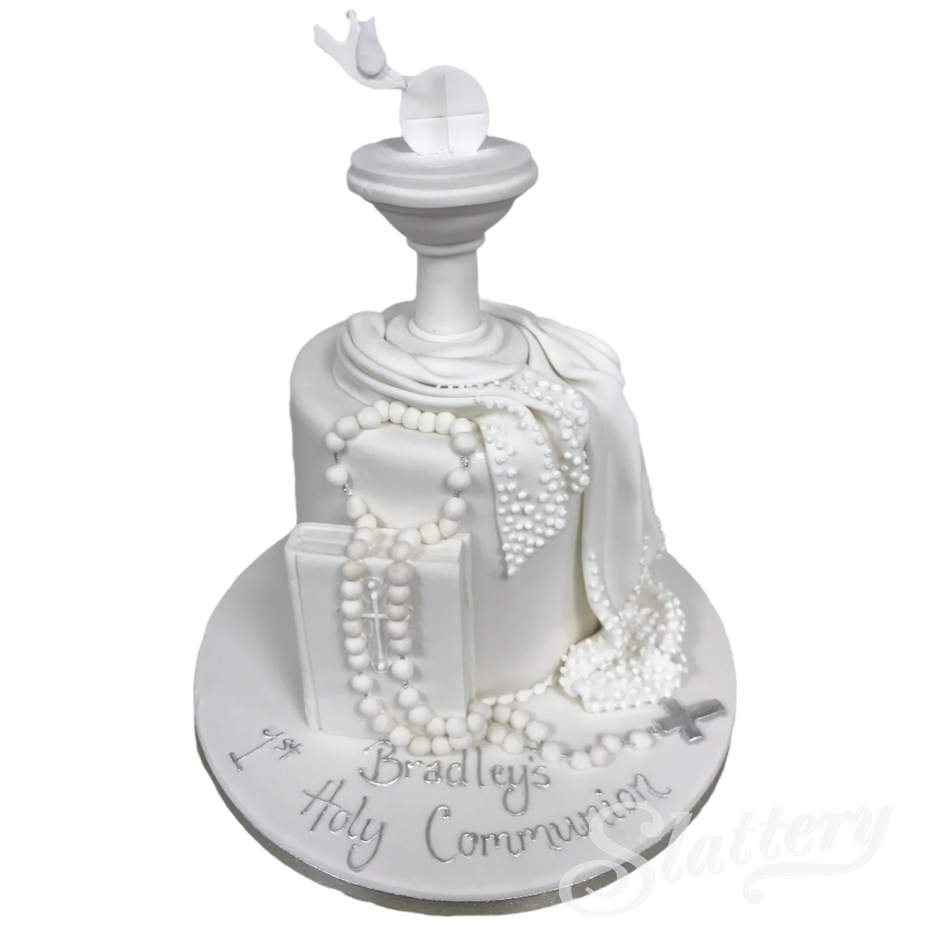 Holy Communion Bible cake & Rosary Beads