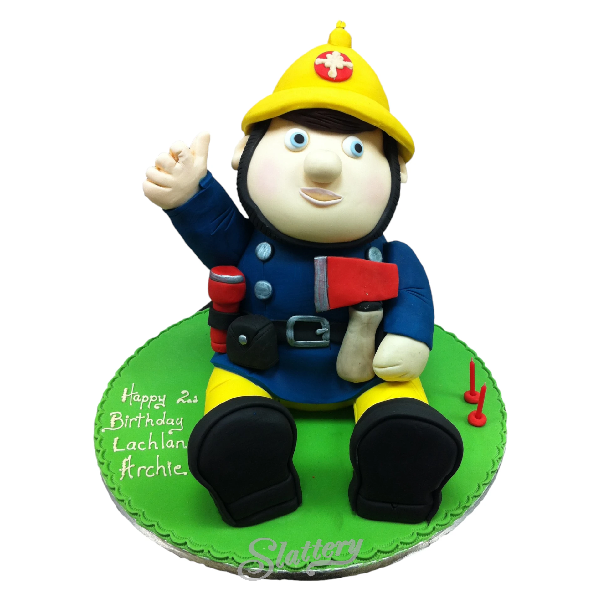 Fireman Sam Engine Shaped Cake Cake | Slattery