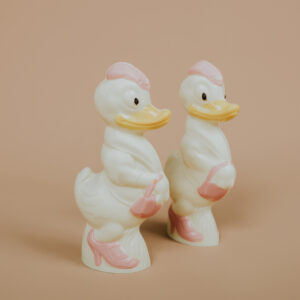 White Chocolate Duck with bag & heels