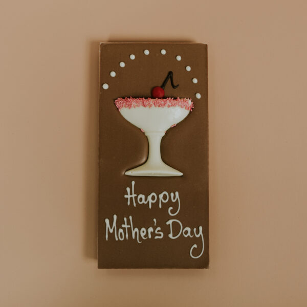 Milk chocolate "Happy Mothers Day" Cocktail Large Bar