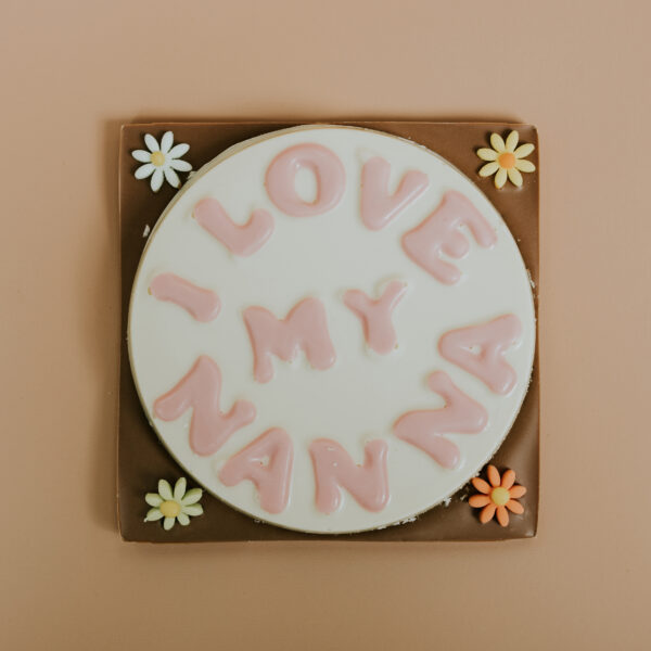 Milk chocolate "I Love My Nanna" Square Bar