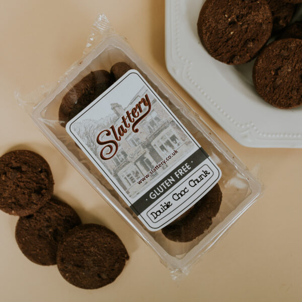 Gluten Free Double Choc Chunk Biscuits