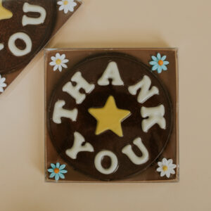 Thank You Square chocolate bar
