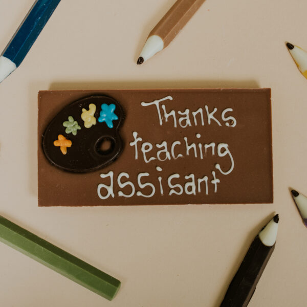 Thanks Teaching Assistant Milk chocolate bar