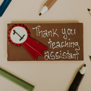 Thank you Teaching Assistant Milk chocolate bar