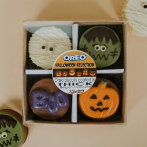 Halloween Chocolate Covered Oreo Set of 4 gift box