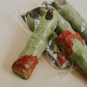 Caramel filled Witches fingers