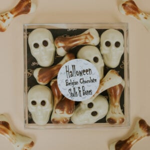 White Chocolate Skull and Bones