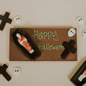 Coffin Halloween Small Milk Chocolate Bar