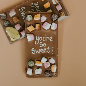 Small milk chocolate "You're so sweet" bar