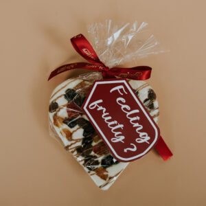 Feeling Fruity? White chocolate heart